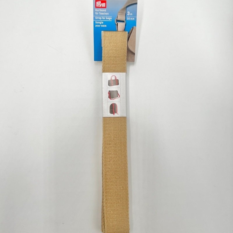Prym Gurtband für Taschen-Zubehör-in-Beige-von-StoffRoyal.-SKU:-1340PRYM-BEIGE