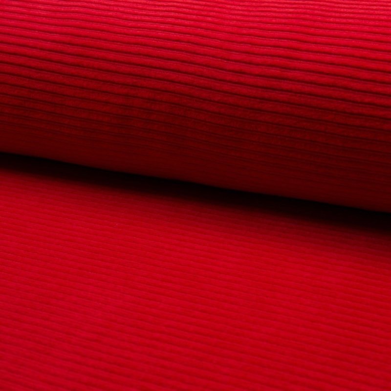 Jersey Cord UNI in Red von StoffRoyal. SKU: KC8316-015-Red.