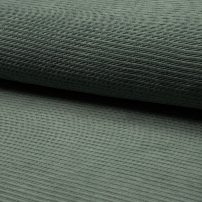 Jersey Cord UNI in Dusty Mint von StoffRoyal. SKU: KC8316-022-Dusty Mint.